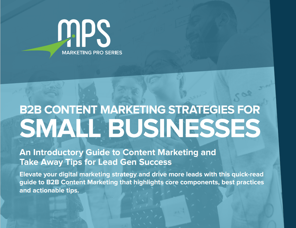 B2B Content Marketing Strategies for Small Businesses eBook Cover