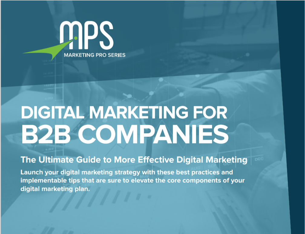 B2B Digital Marketing for B2B Companies eBook Cover