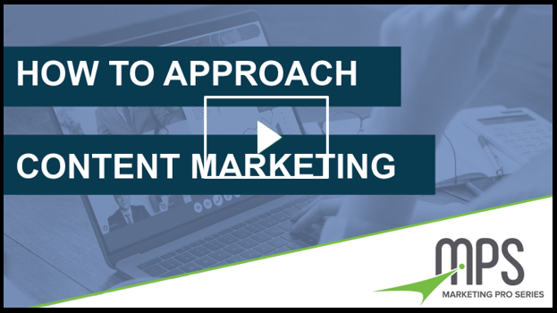 how to approach content marketing