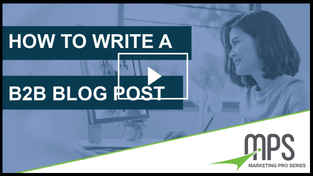 how to write a B2B blog post