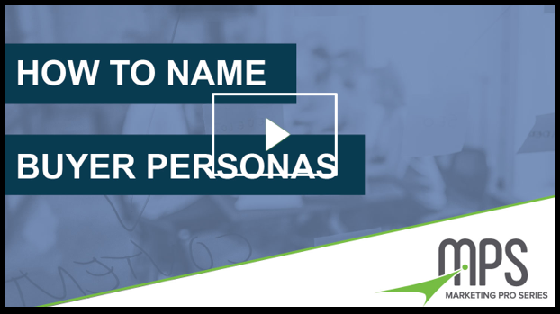 how to name buyer personas