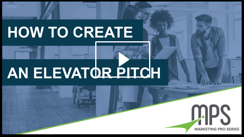 how to create an elevator pitch